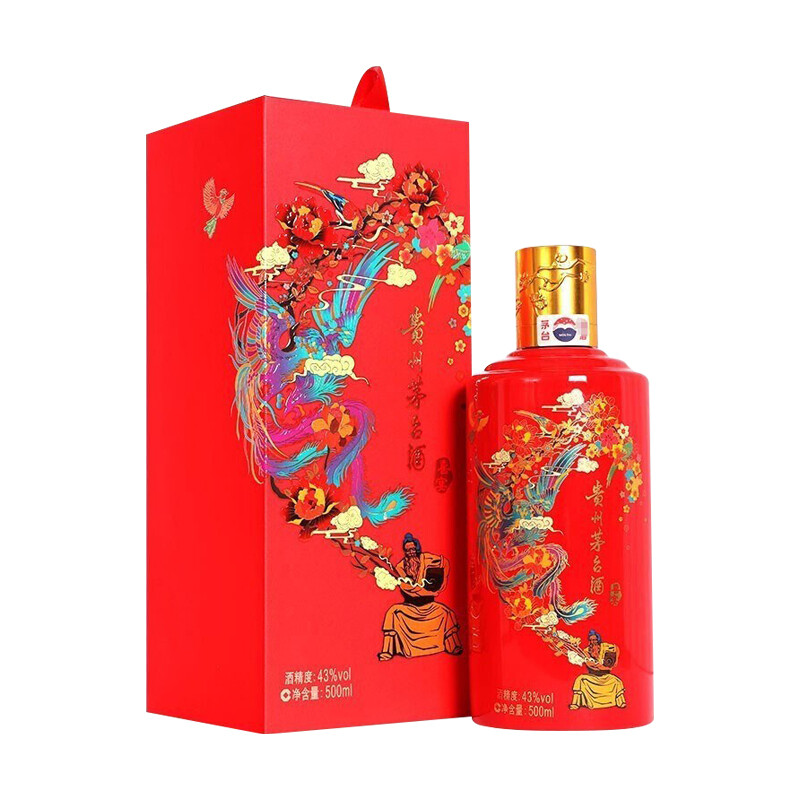 MOUTAI/茅台茅台喜宴（中国红） 43度 500ml 酱香型白酒43度