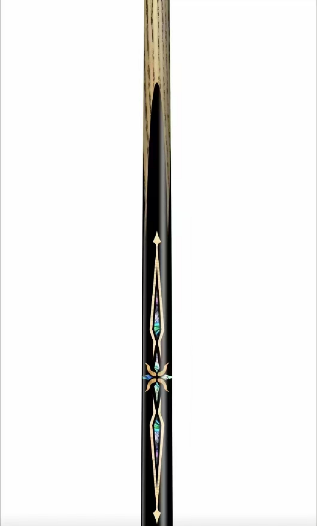 【直播专属】鼎流镶嵌款中式黑八台球一体手工杆