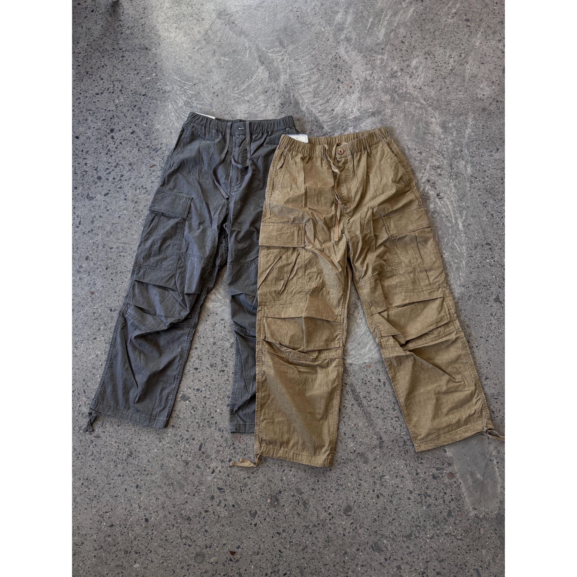 【清】宽松口袋复古刺绣运动休闲裤