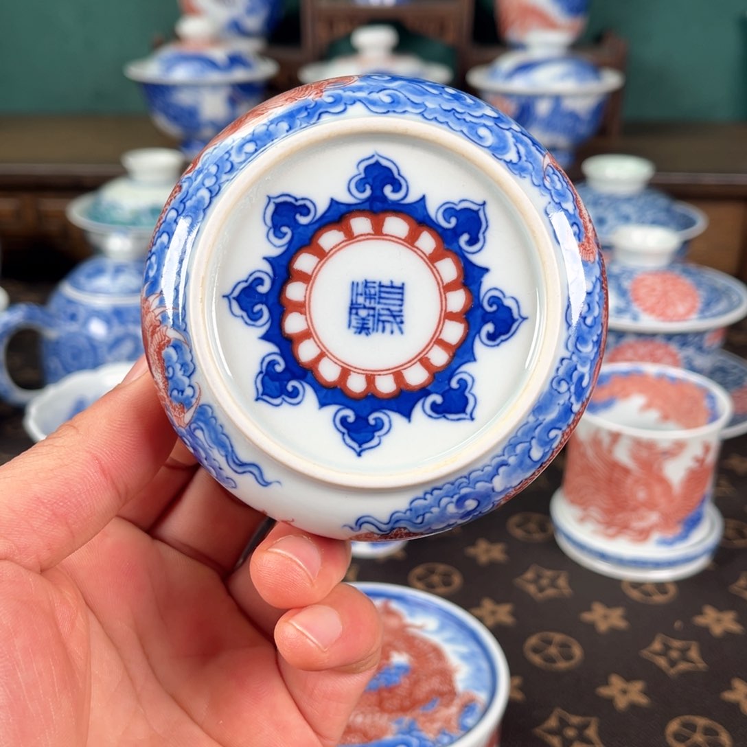 瓷片自成堂景德镇手工手绘