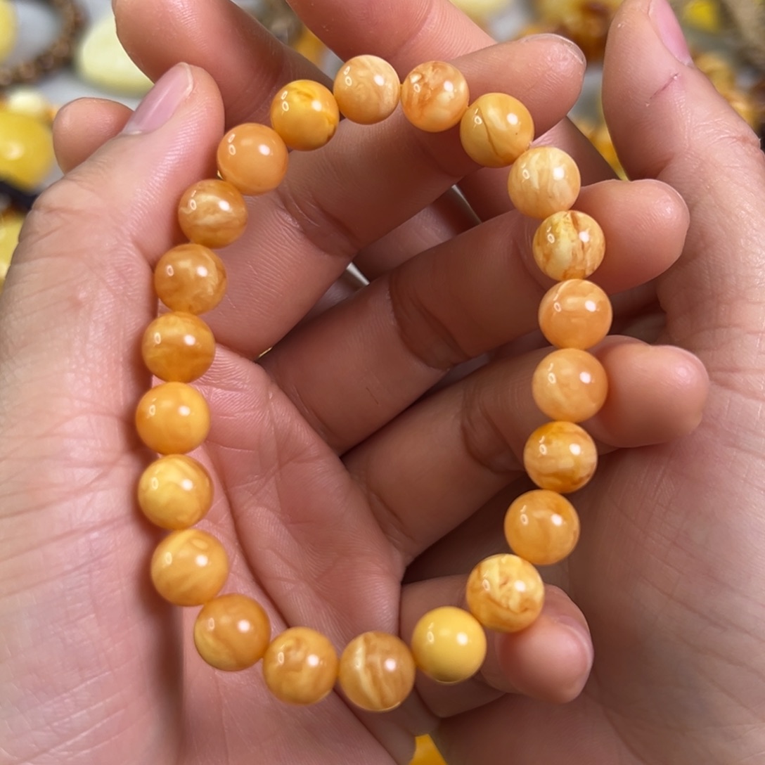 蜜蜡裸石未镶嵌蜜蜡