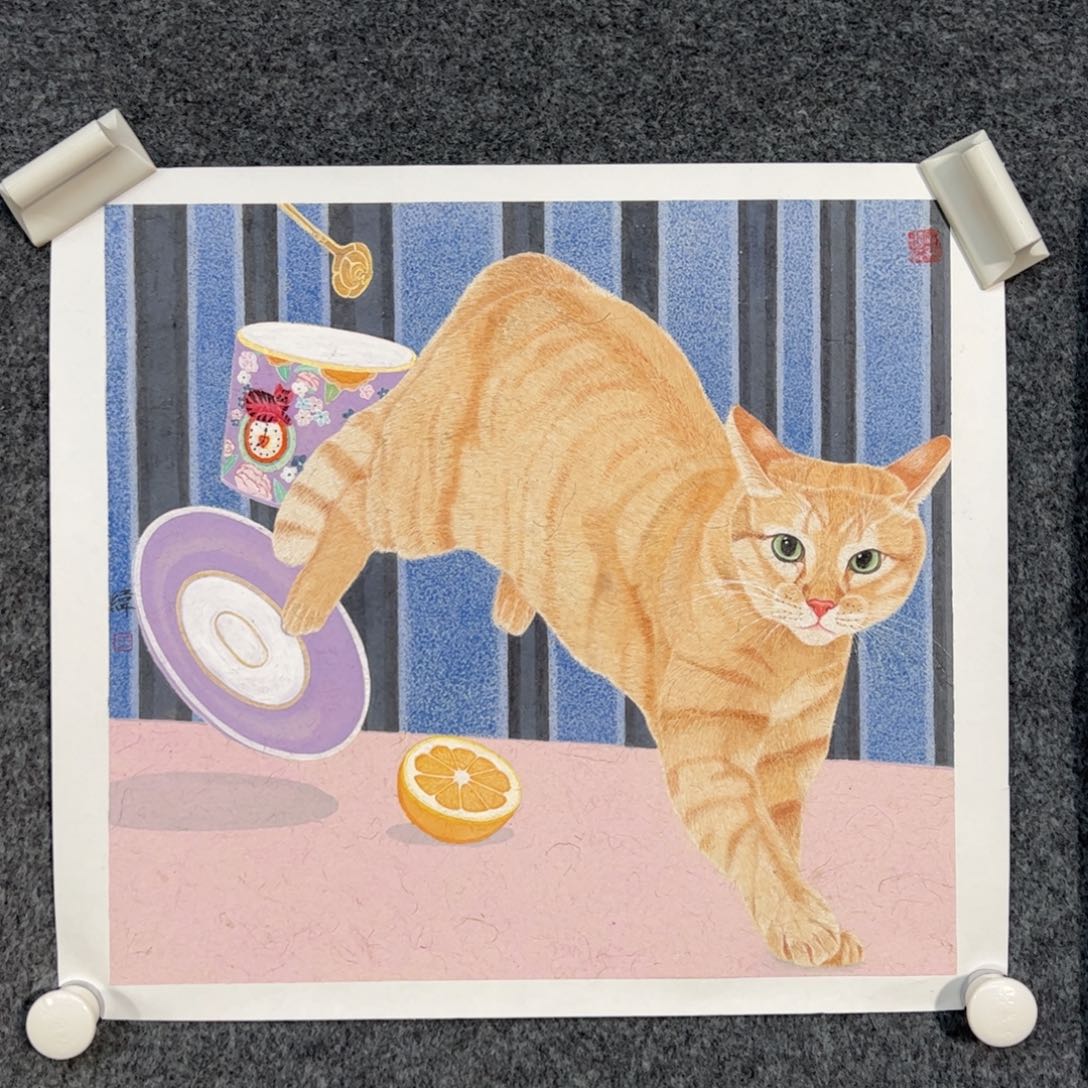 书法（g95175）小猫 书画