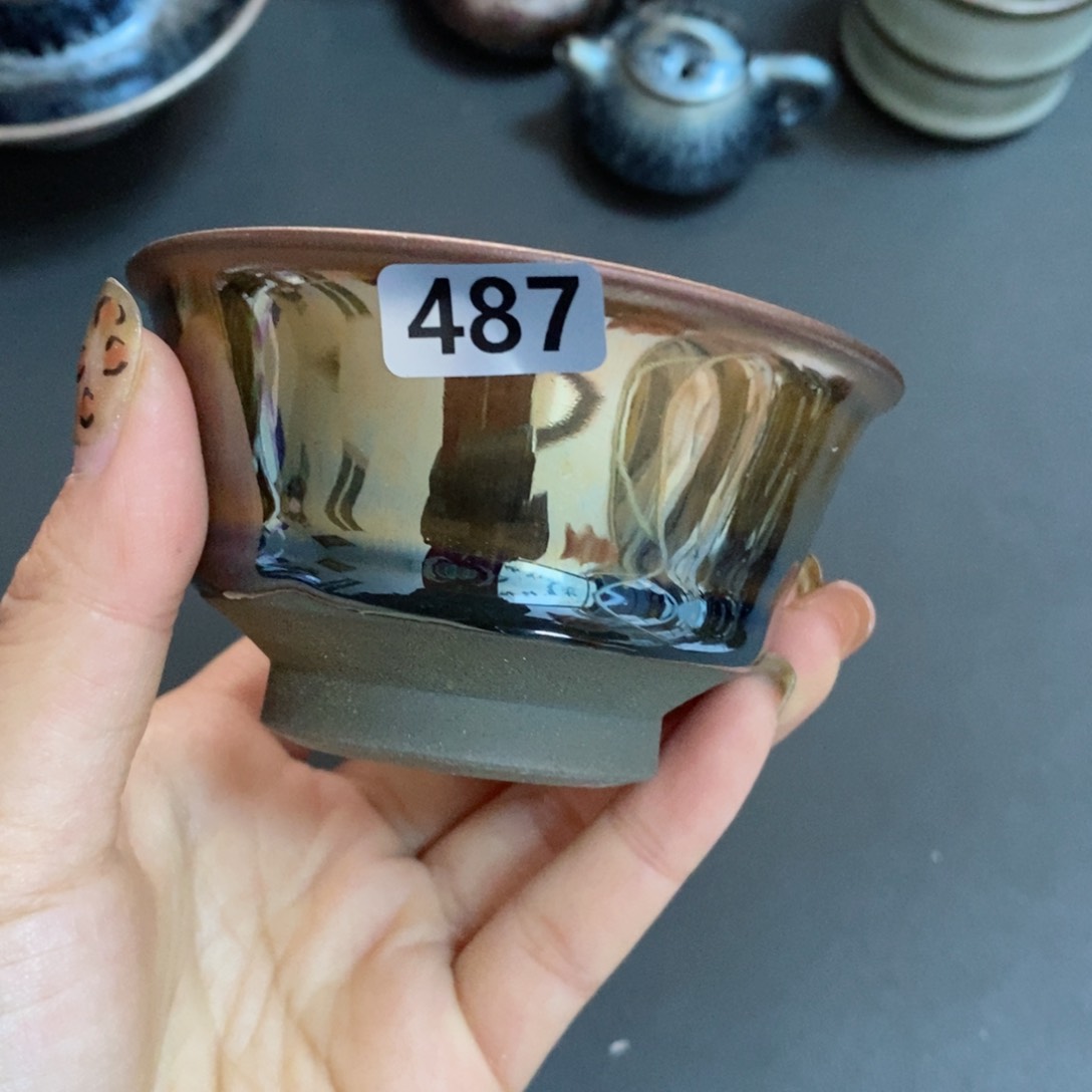 茶盏建窑建盏主人杯487