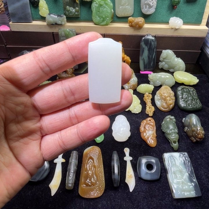 和田玉颈饰未镶嵌定制款