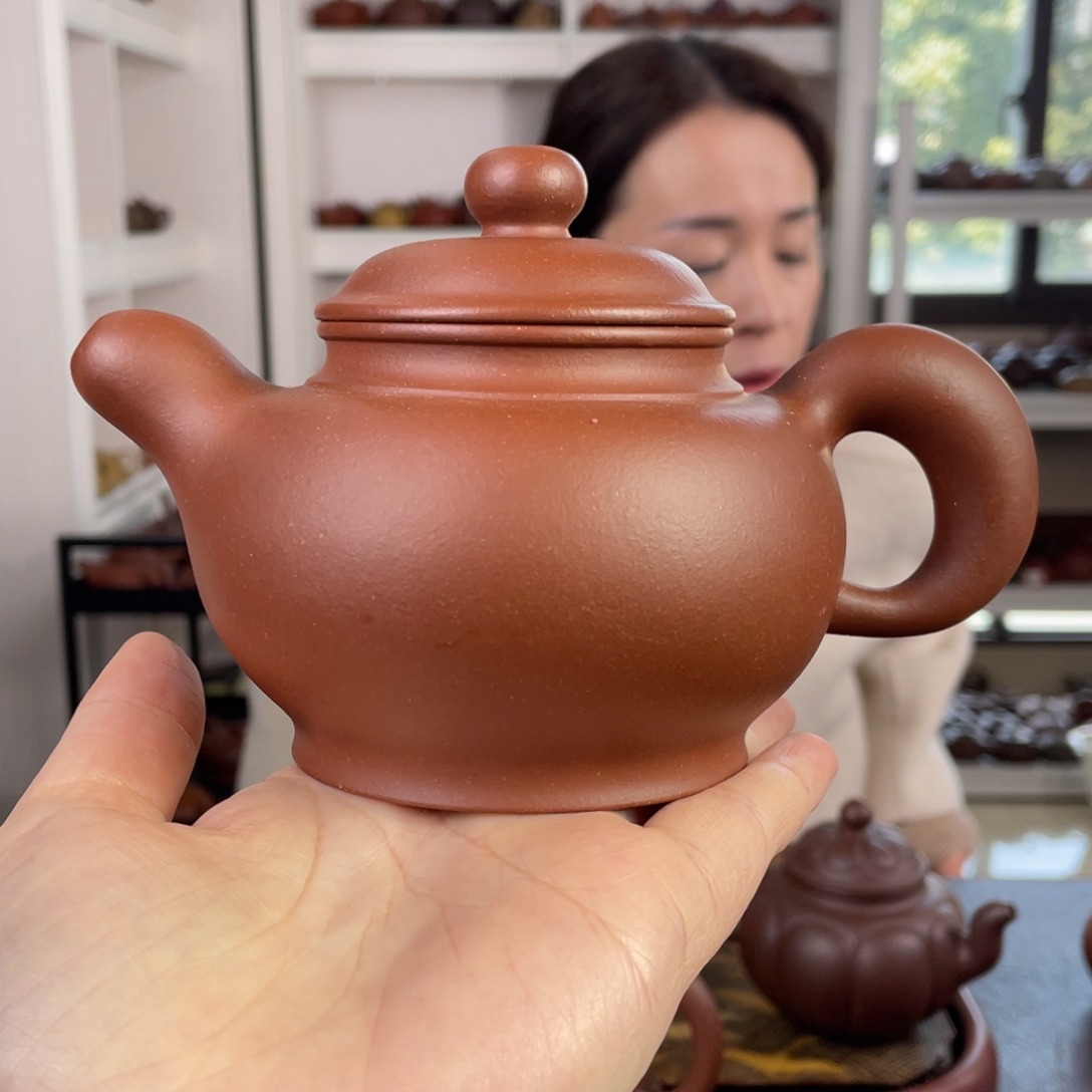 紫砂茶壶清水泥道洪380cc
