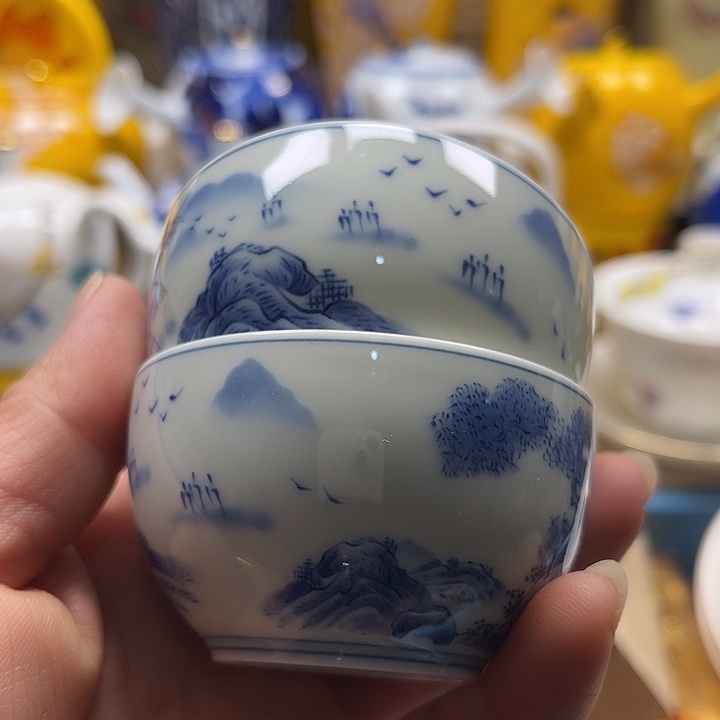 瓷片清库存满18包邮，新疆西藏青海不包邮，回流瓷器