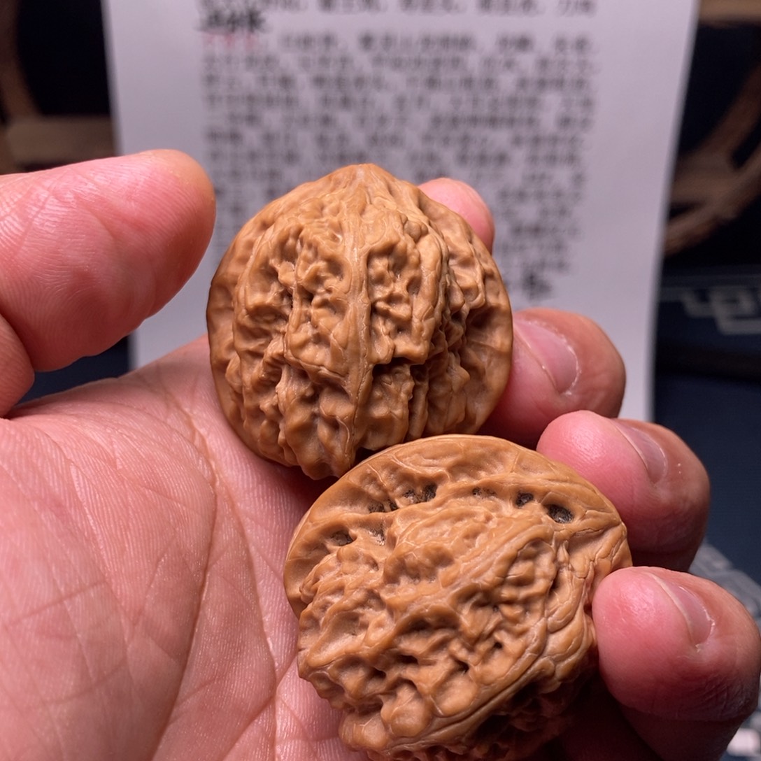 文玩核桃把件38二驴