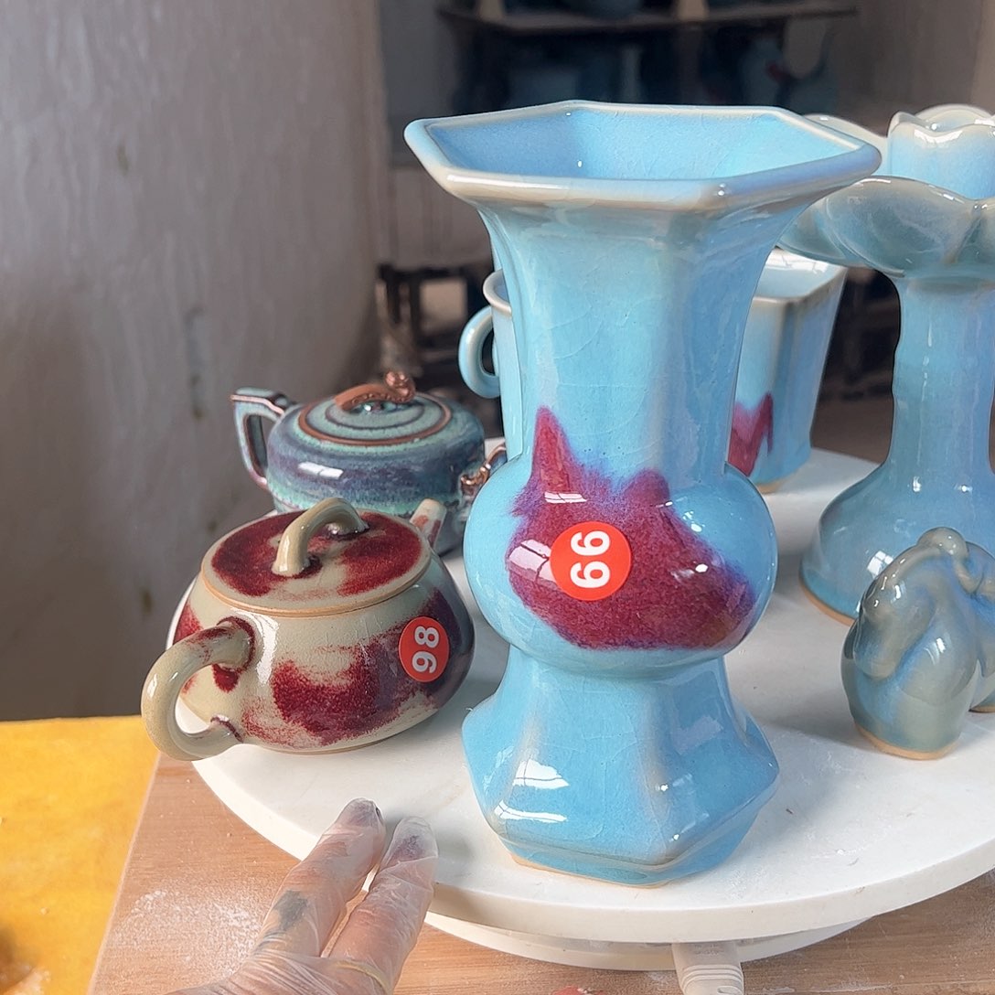 摆件郑家钧窑摆件