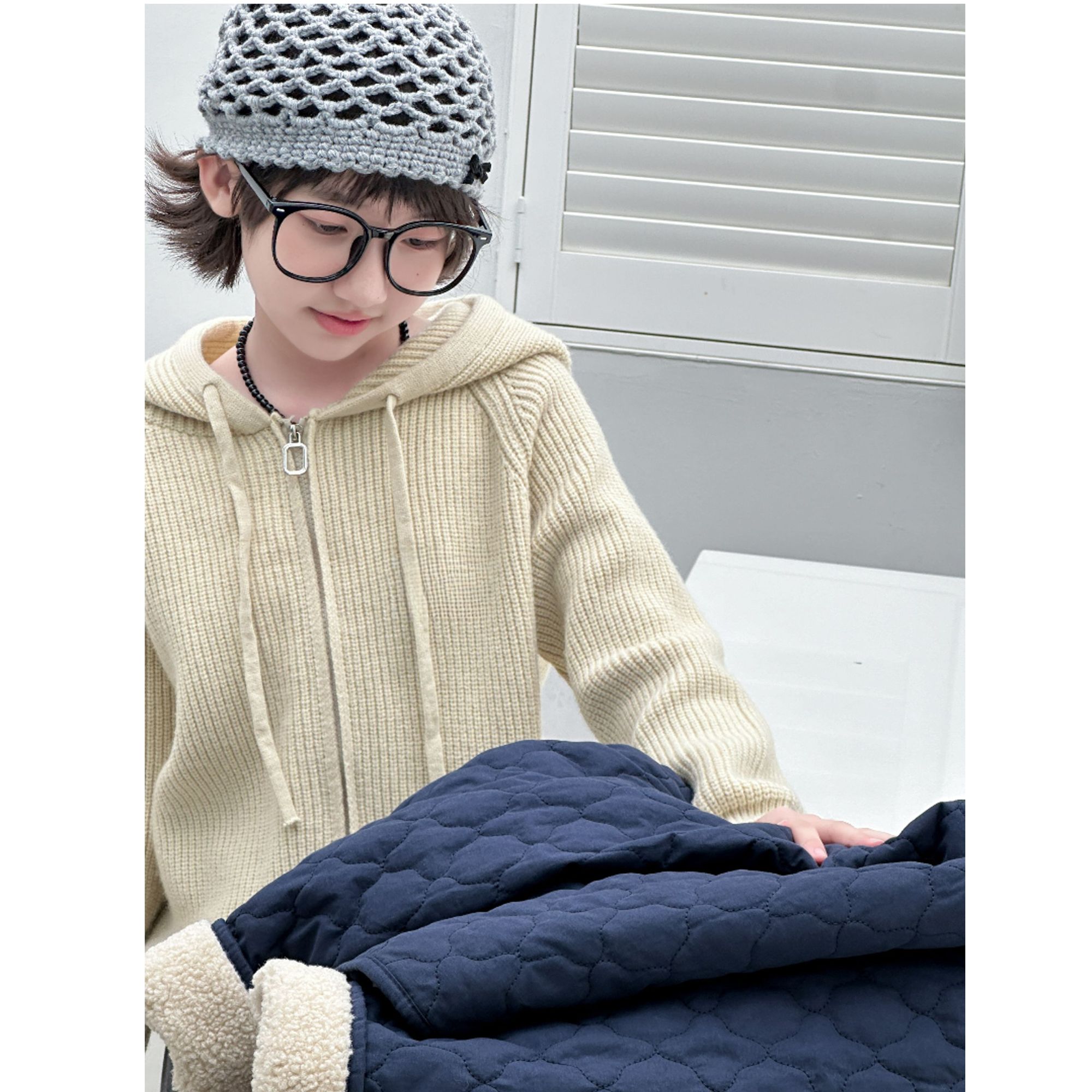 511200  韩版2025男童女童舒适洋气时尚毛衣开衫