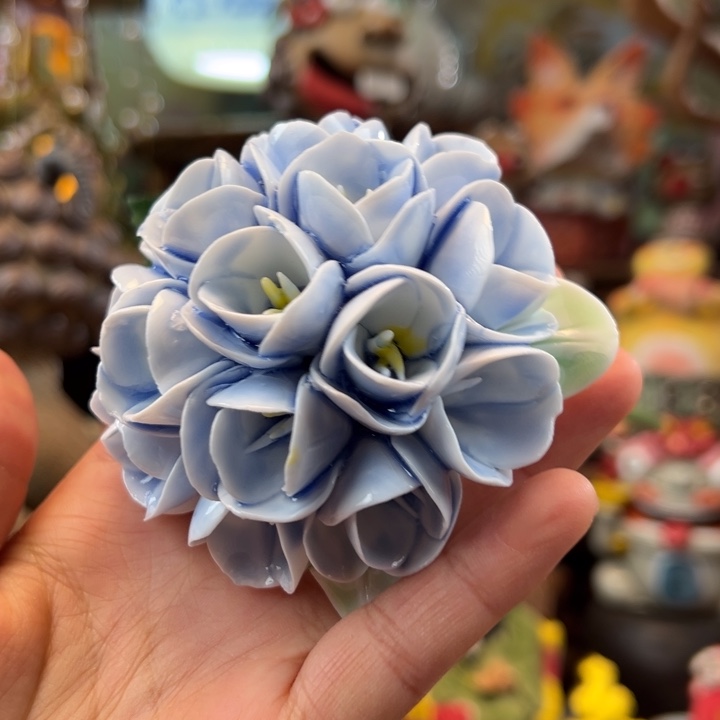 陶摆件小镇青花每日有新品