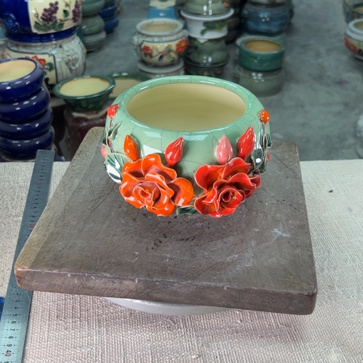 泳坤堂石湾盆陶瓷