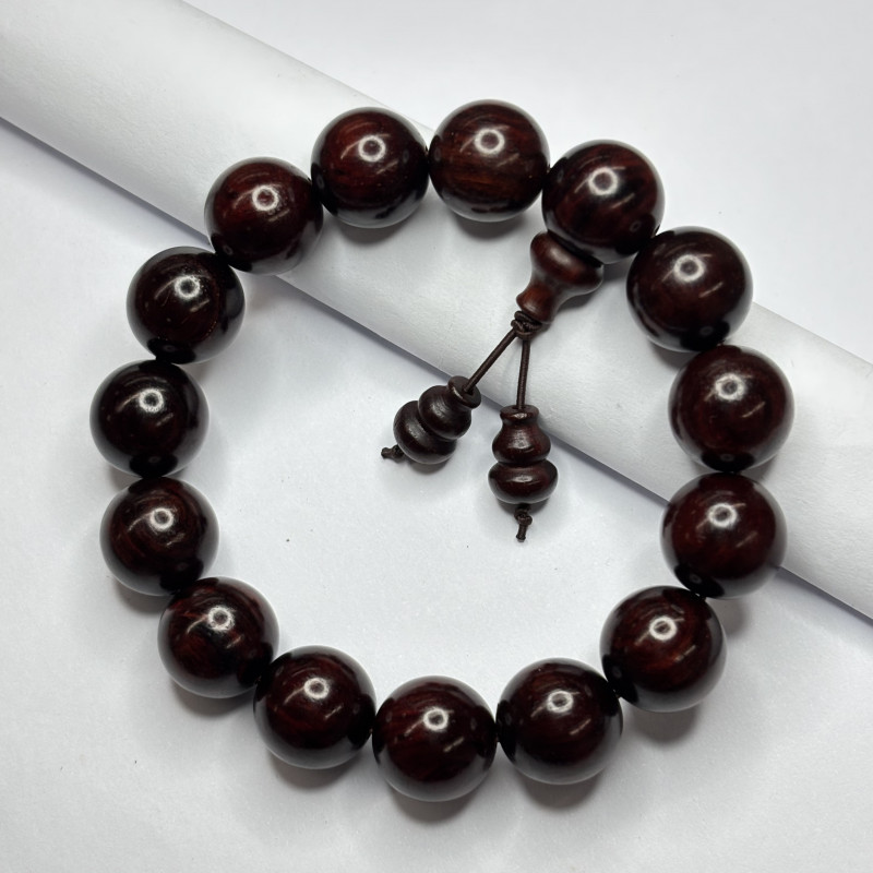 A59 印度小叶紫檀手串15mm