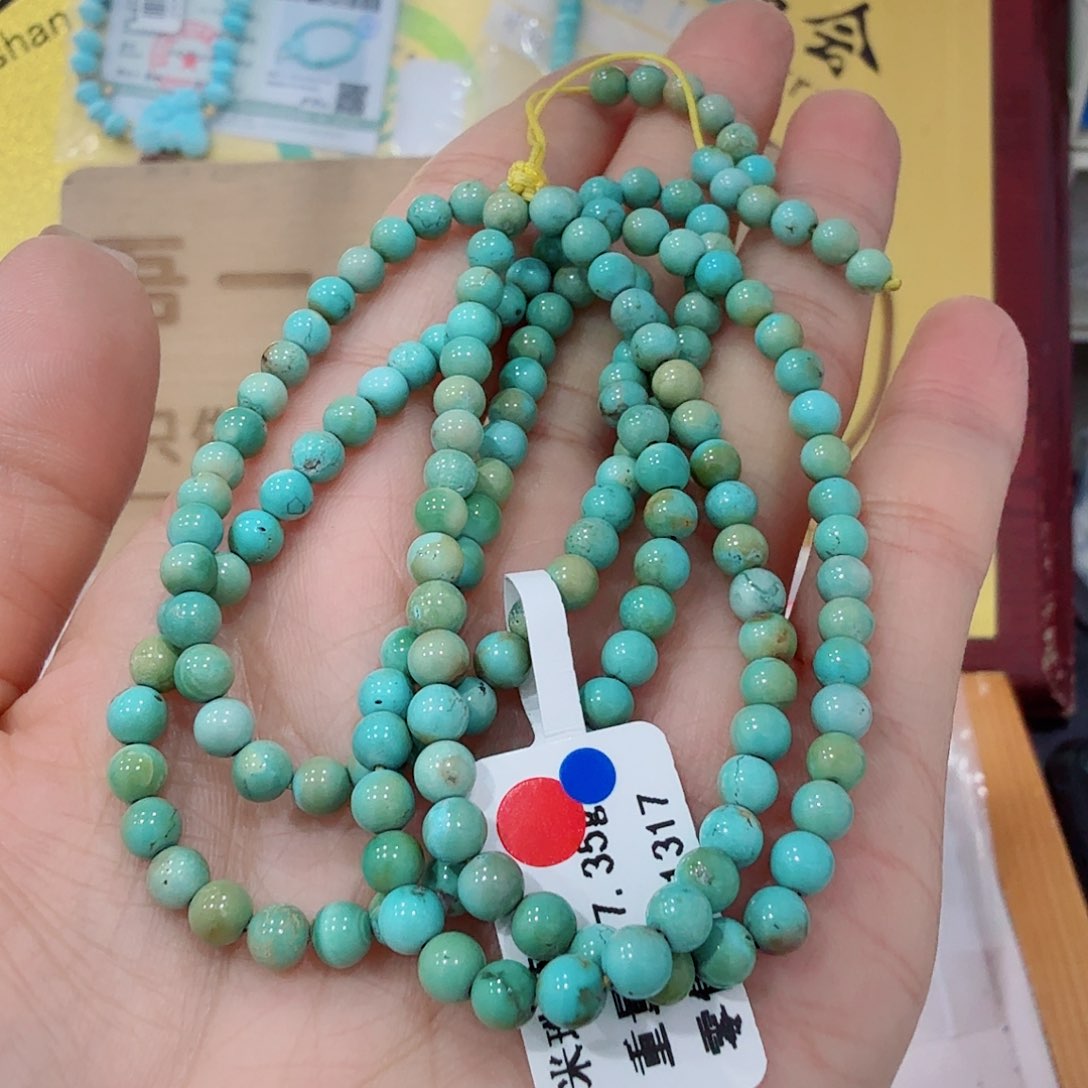 未镶嵌绿松石珠宝奇石小****～