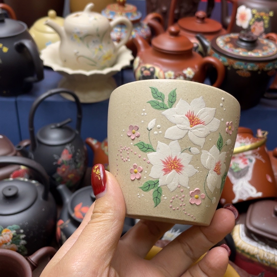 紫砂茶杯紫砂主人杯150cc