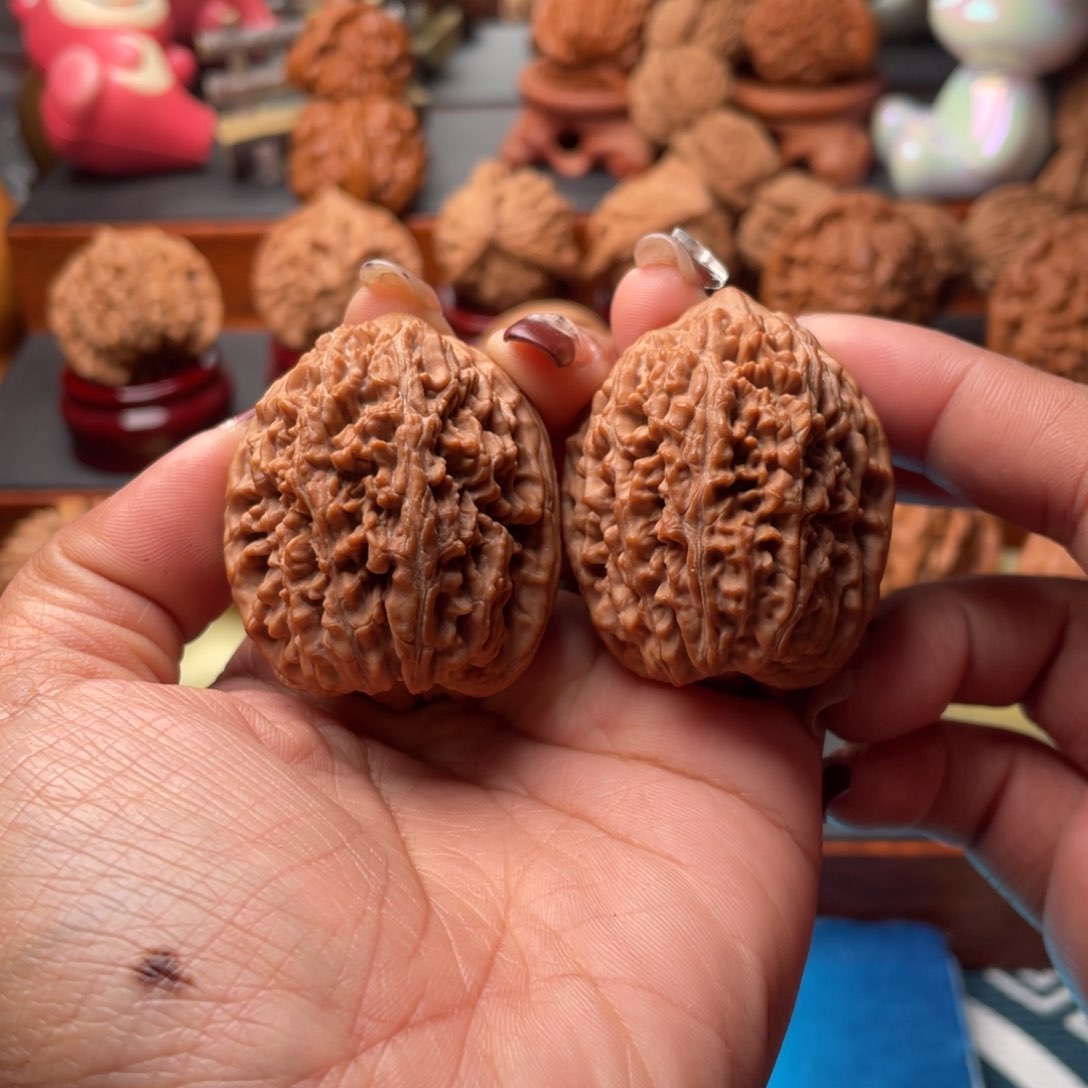 【闪购商品】文玩核桃把件人***胖大蒜头36