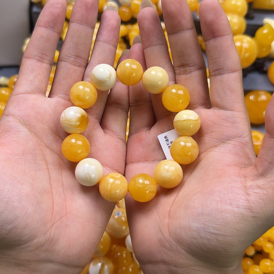 未镶嵌蜜蜡珠宝奇石17mm