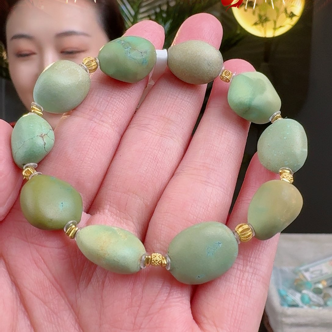 绿松石珠宝奇石未镶嵌