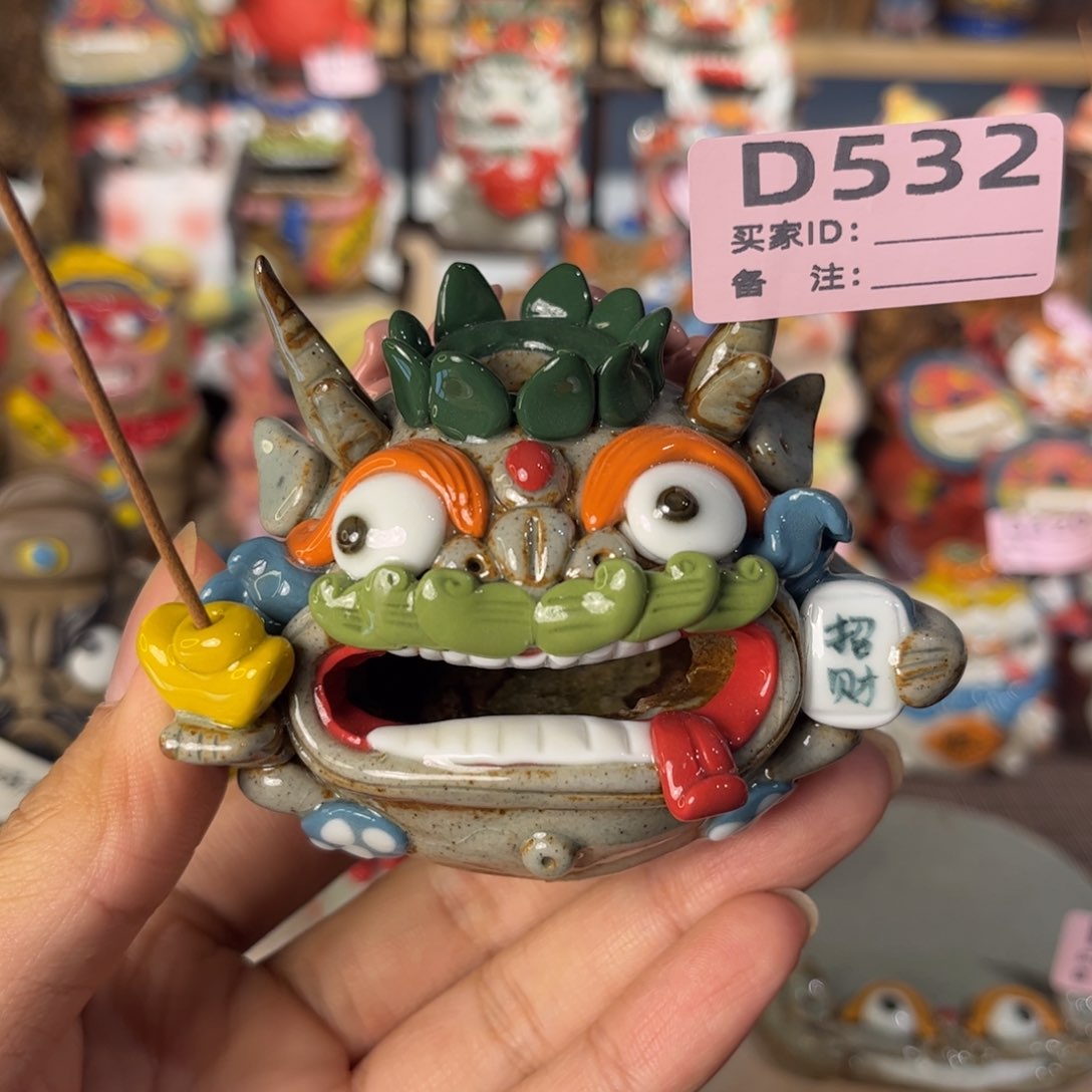 泥塑纯手工茶宠摆件