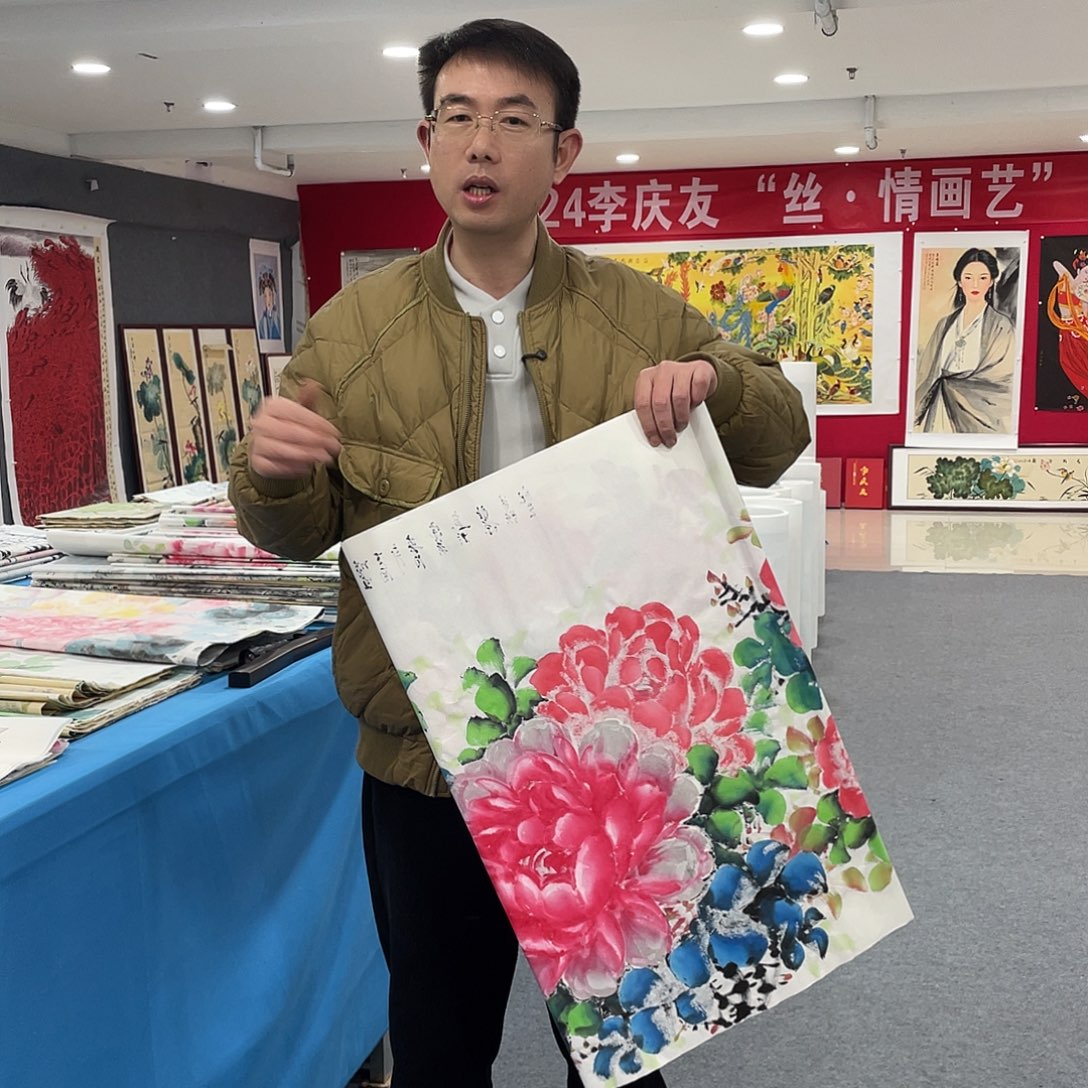 国画今天上午国画作品展示