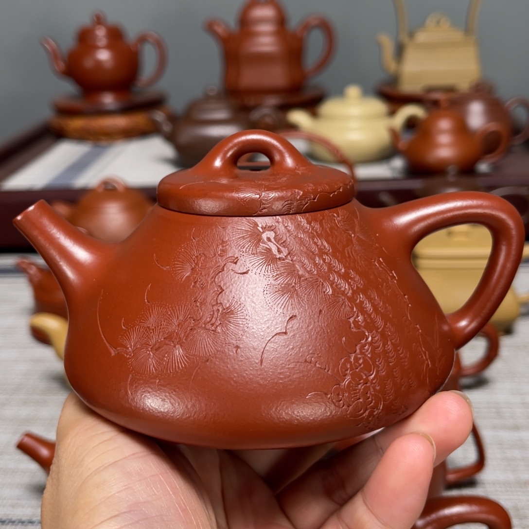 s***y茶壶紫砂全手工大红袍