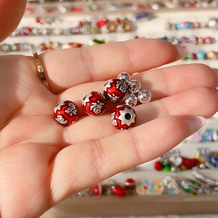 云***梦足银珐琅珐琅彩足银配件