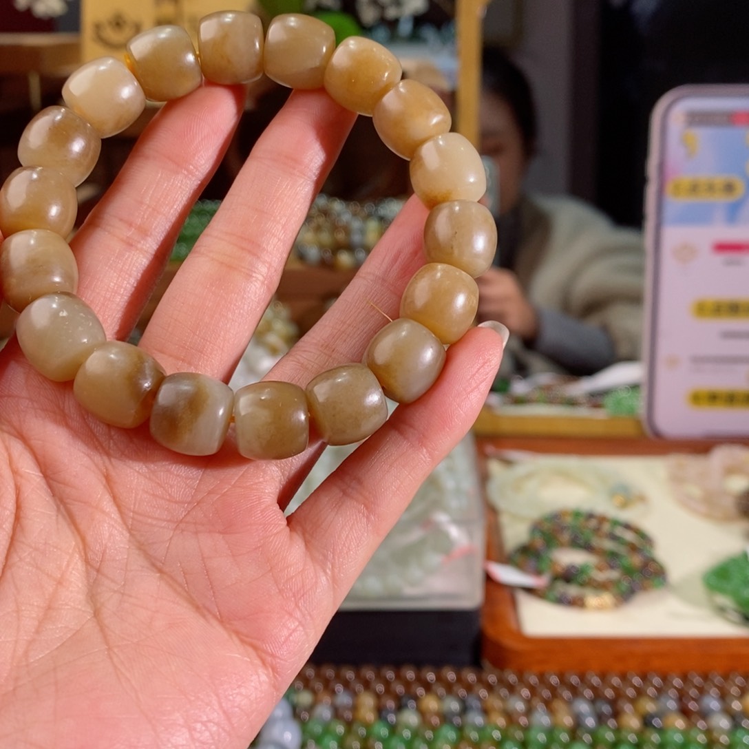 和田玉手串多样性拍一发一未镶嵌