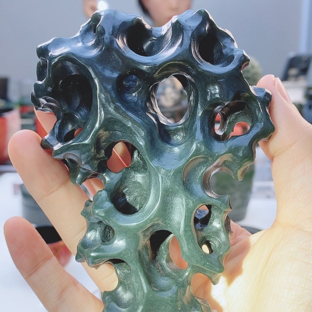 和田玉（青玉）把件未镶嵌