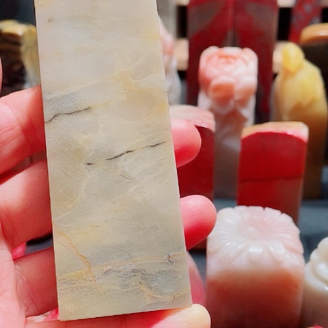 昌化石昌化老坑冻石大印章