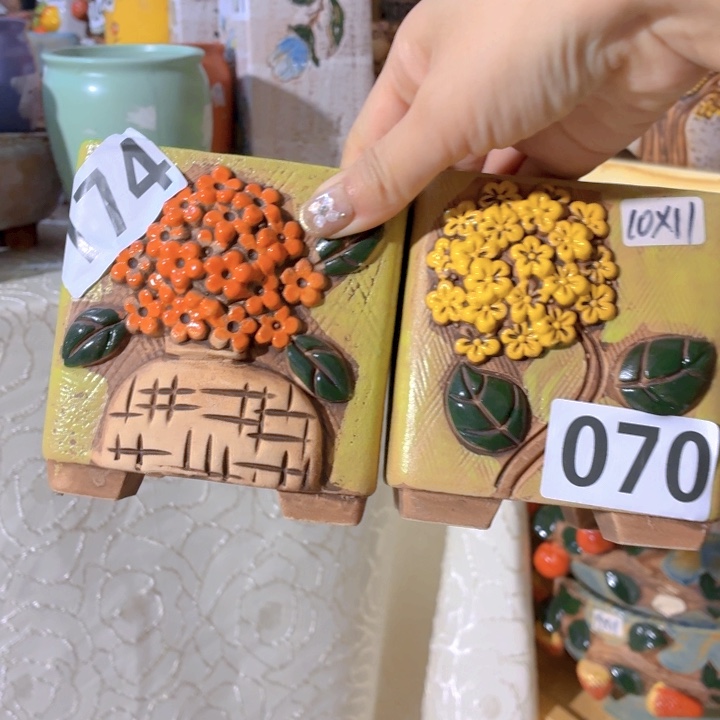 多肉花盆满15包邮