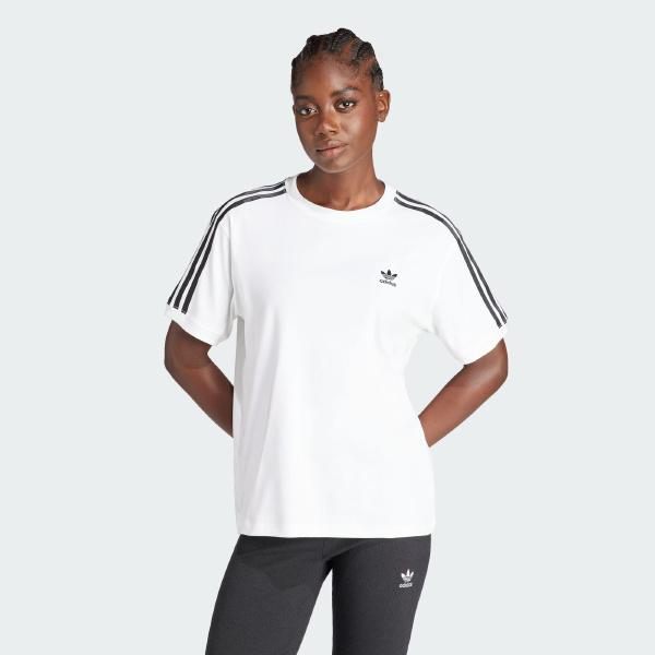 adidas/阿迪达斯 女子 复古穿搭运动短袖T恤 IR8051