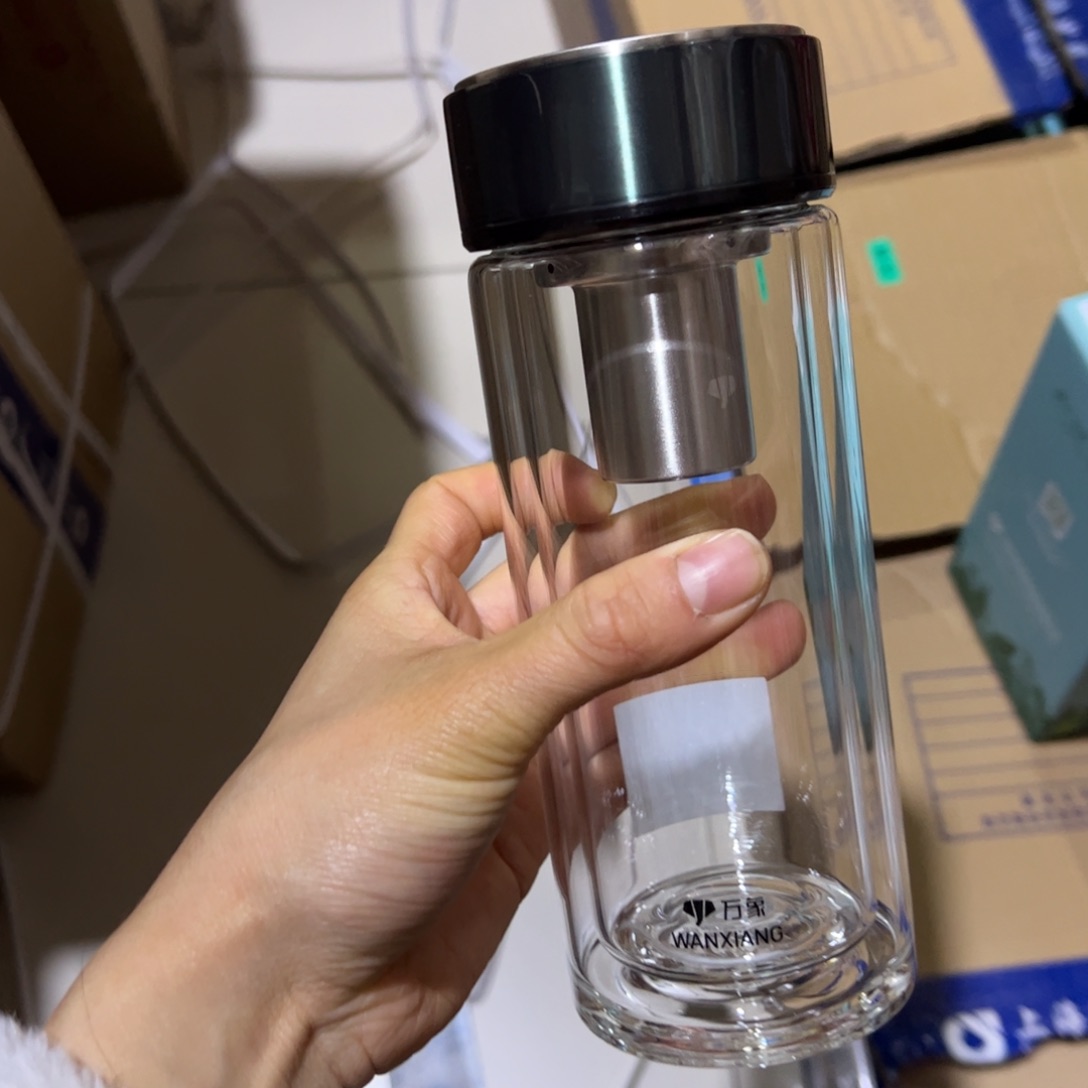 万象V265绿色7双层玻璃杯被套