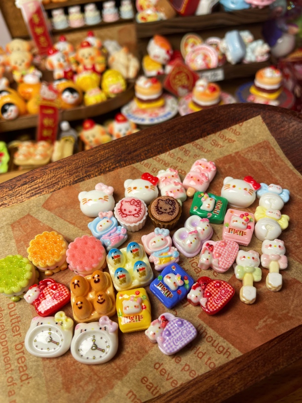 （小鼻嘎）微缩食玩树脂配件mini配件diy