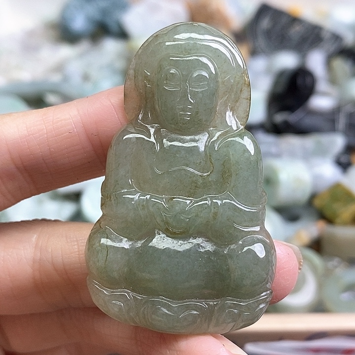 翡翠未镶嵌颈饰天然翡翠99