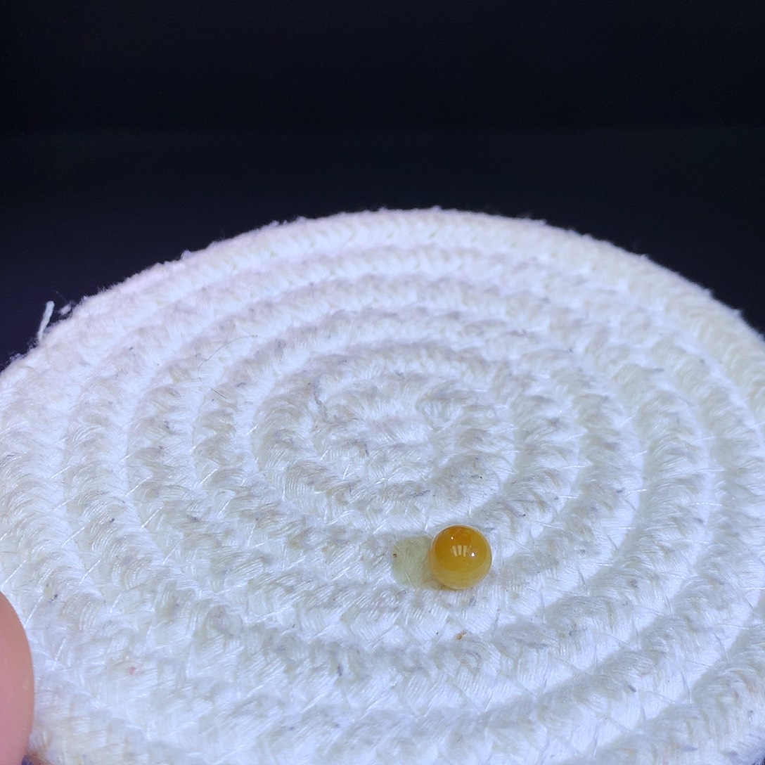 散珠翡翠天然缅甸翡翠单珠卡6.6