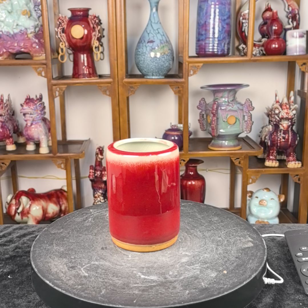 摆件钧瓷摆件神后镇钧瓷