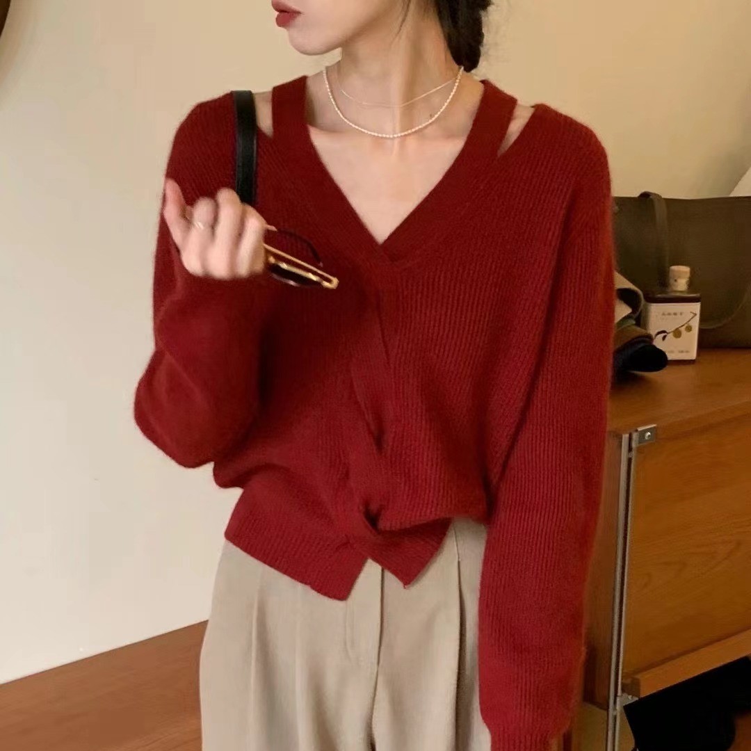 Haige/海阁RUILING202冬季时尚针织衫体恤女万能链(500-600)百搭