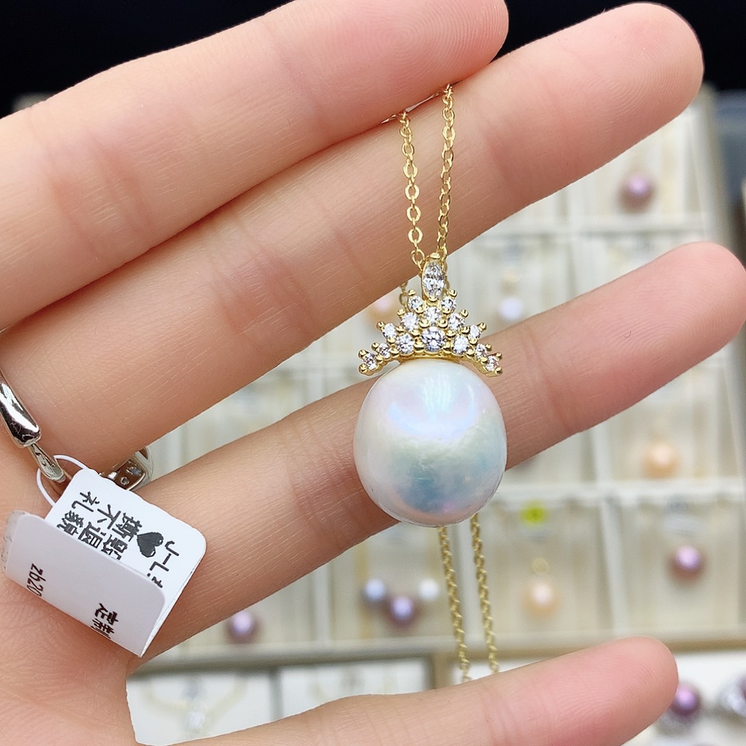 淡水珍珠颈饰合金