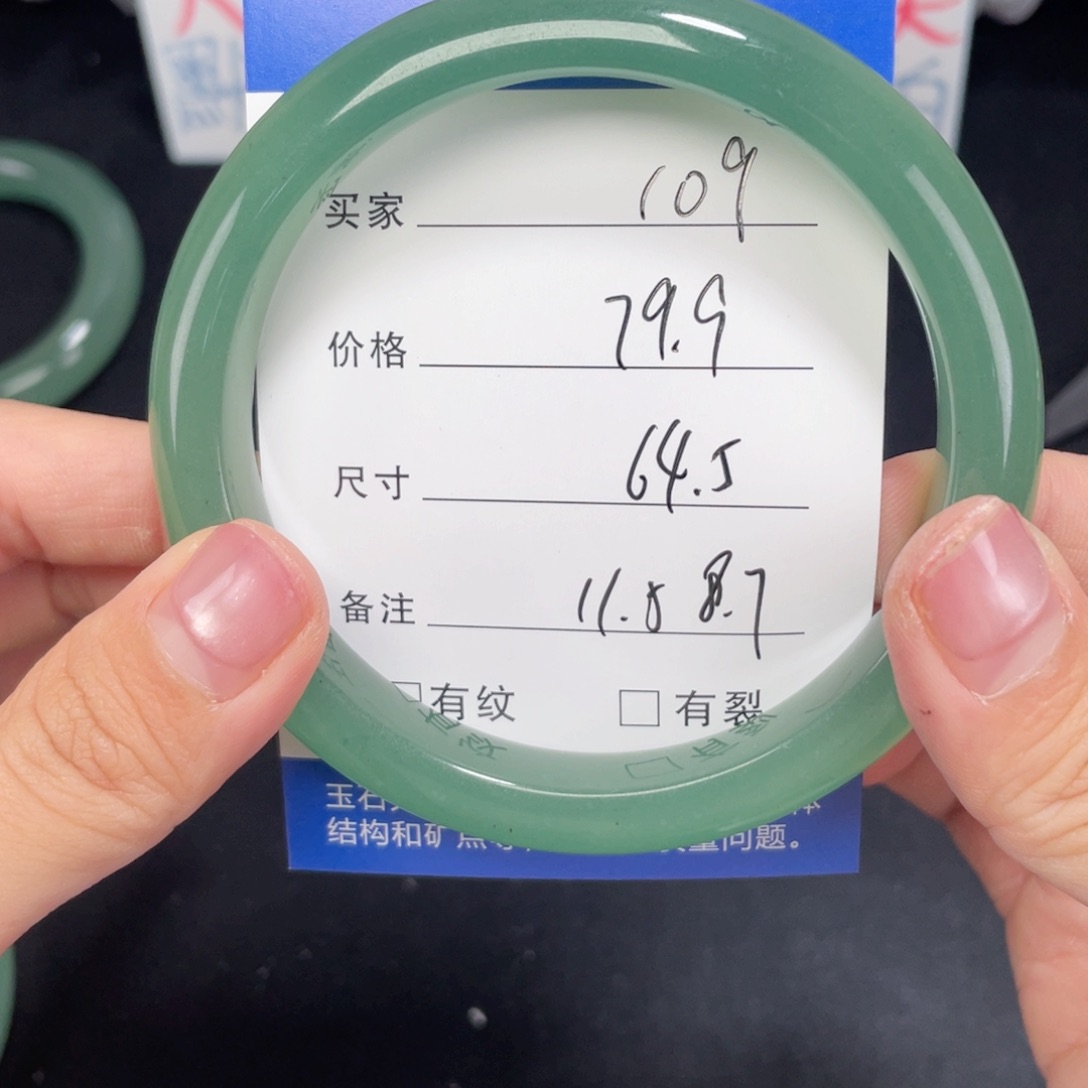 未镶嵌东陵玉109.64.5石英质玉