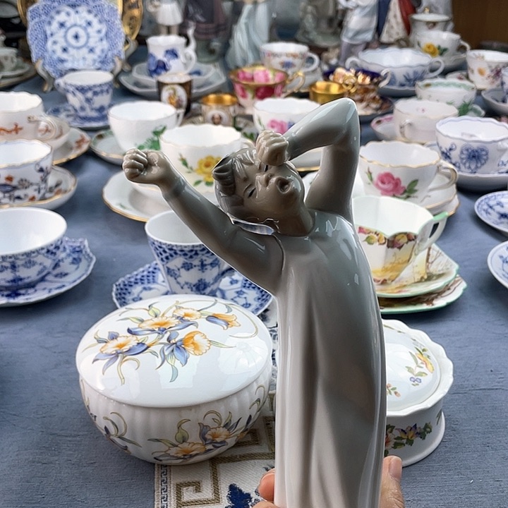 中古欧瓷瓷器小房子
