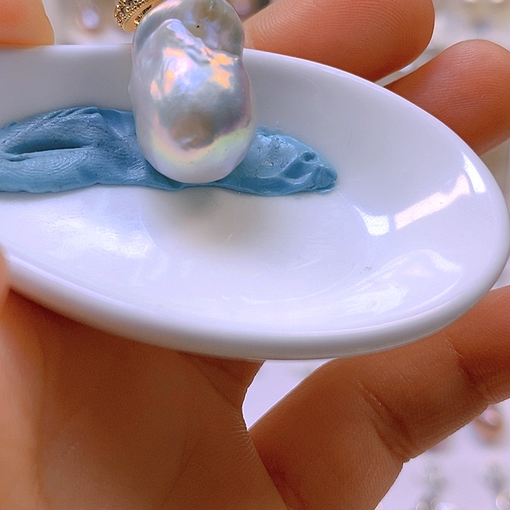 淡水珍珠颈饰合金