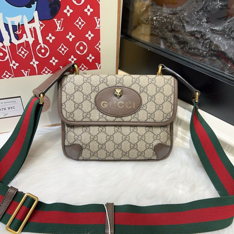 95新 GUCCI/古驰 Gucci古驰双面虎头腰包 cj3360