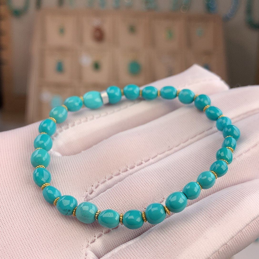 绿松石未镶嵌手链