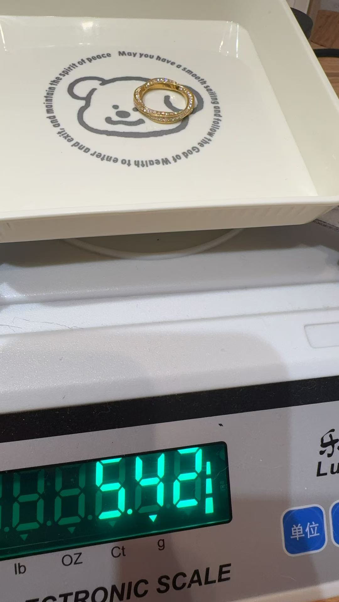 足金精品工艺戒指