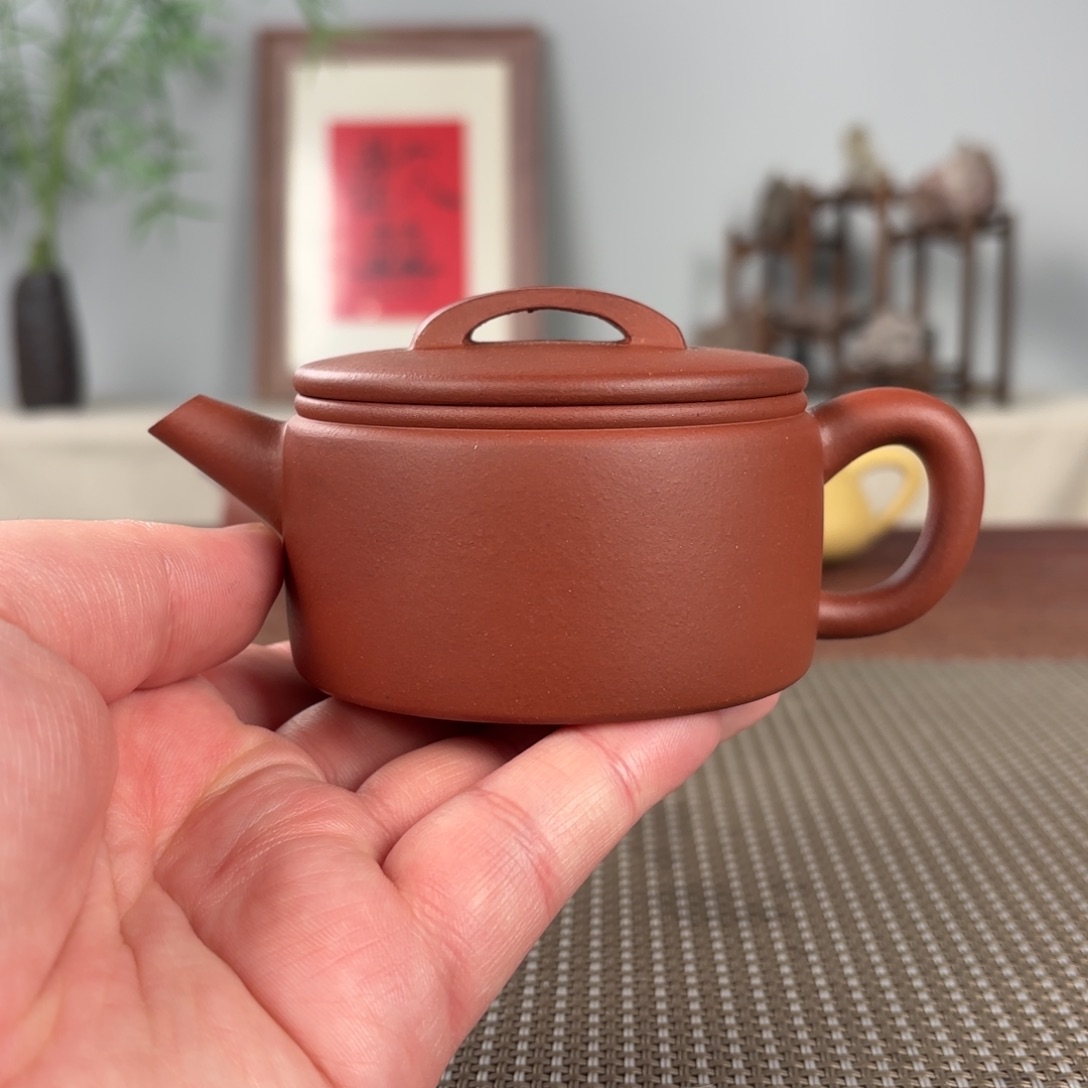 紫砂茶壶微瑕黄龙山原矿紫砂壶