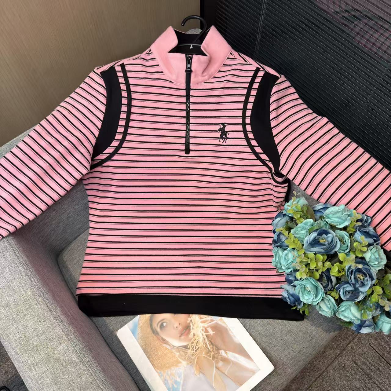 秋冬新款轻柔设计感女款长袖上衣-G50848