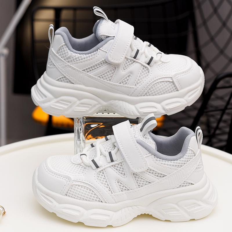 蜡比小星儿童老爹鞋运动鞋跑步鞋2025春秋季新款童鞋小白鞋休闲鞋