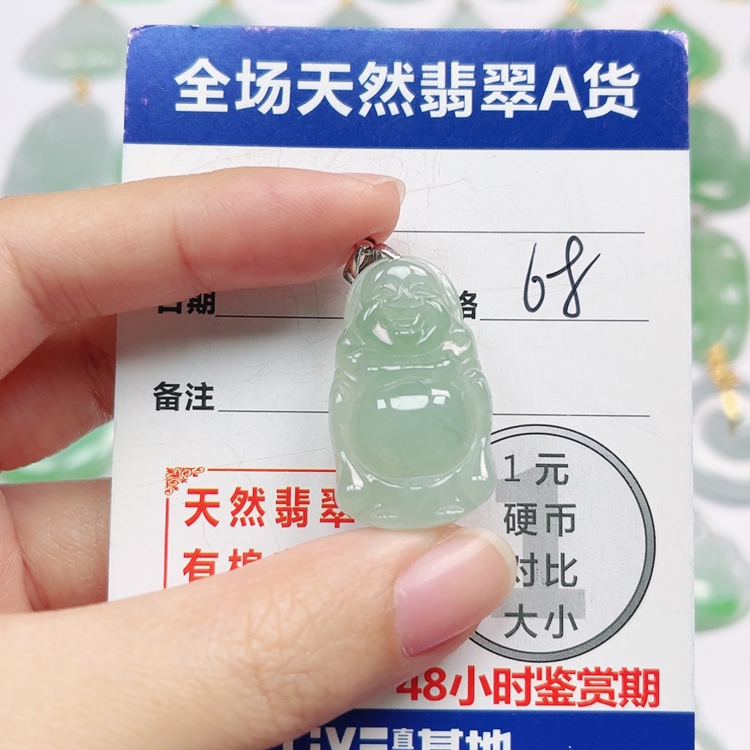 翡翠银S925镶嵌颈饰