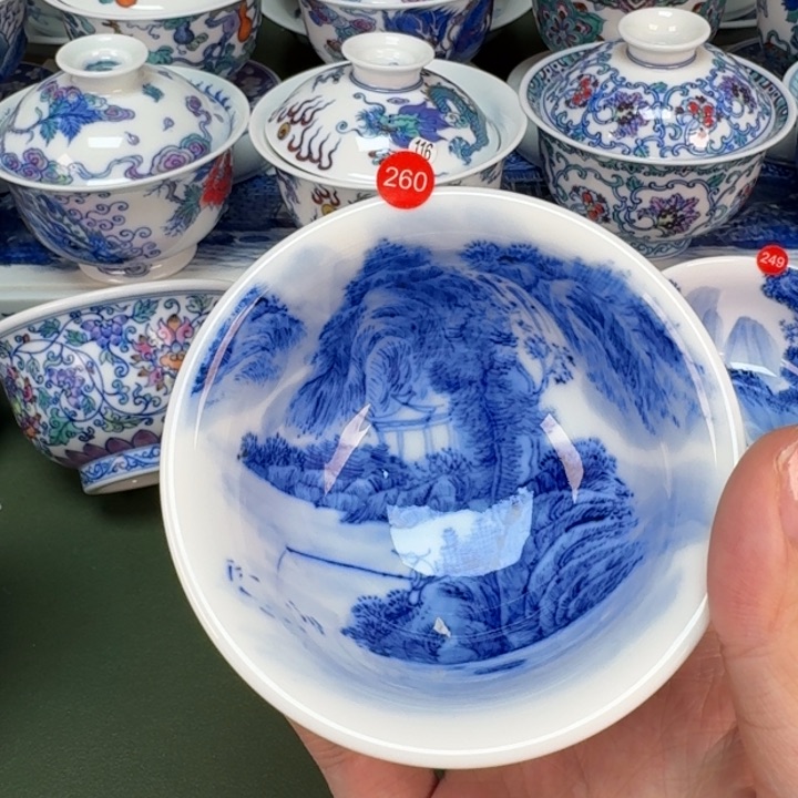 大帅景德镇手工手绘茶具260