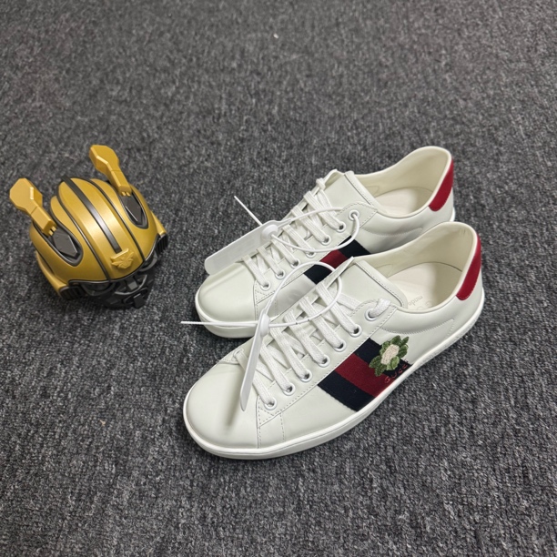 未使用 GUCCI/古驰 /41.5码/Ace/船锚花椰菜刺绣板鞋/公价6500