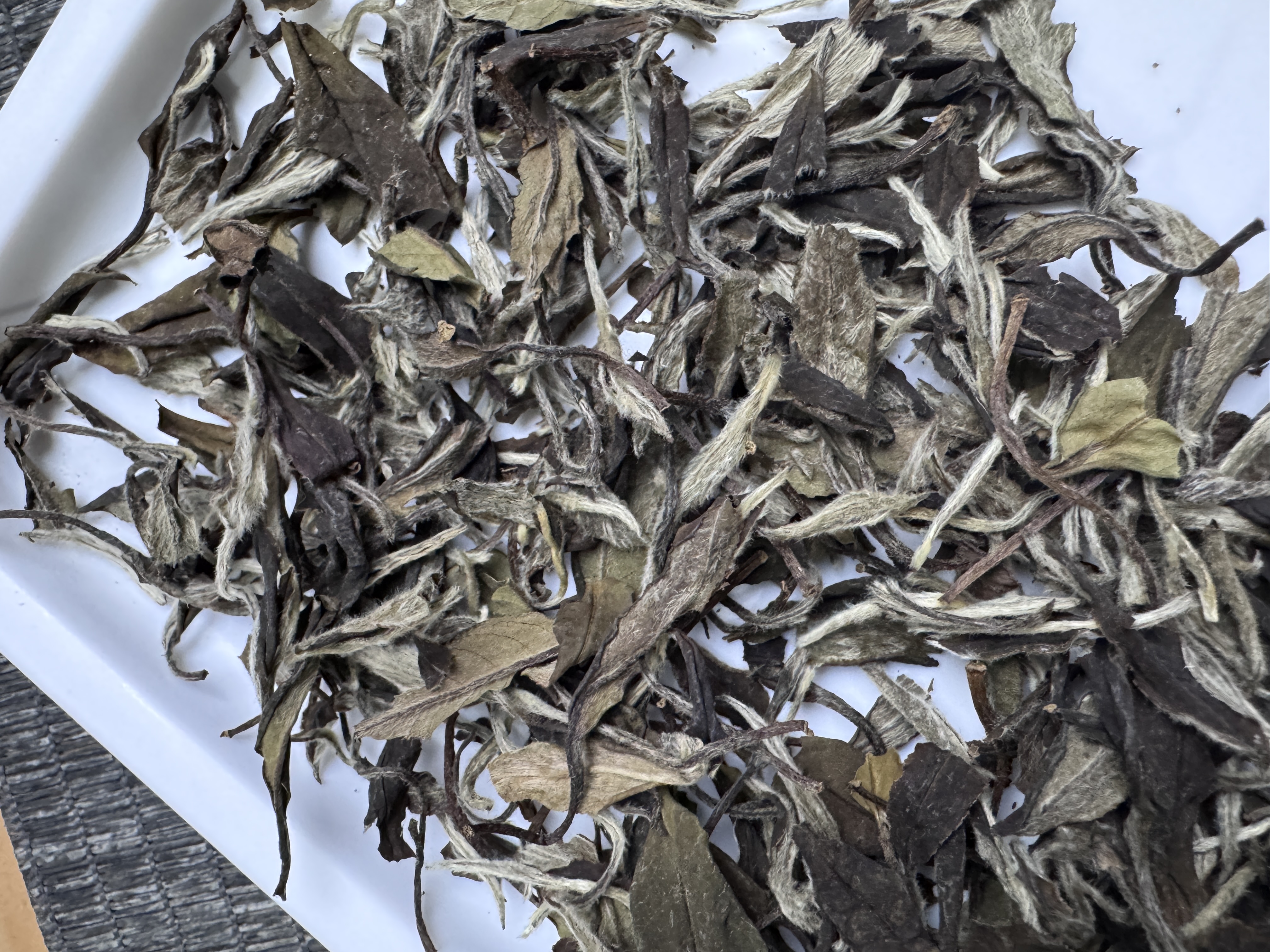 2024年二级白牡丹正宗福鼎白茶普照山高山雪后花香白牡丹散茶礼盒